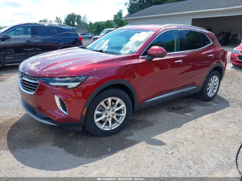 2021 Buick Envision VIN LRBFZMR44MD104582 IAAI salvage auction — HAIL, Salvage (Ohio), sold $6,775 on 2026-07-20 (photo 2)