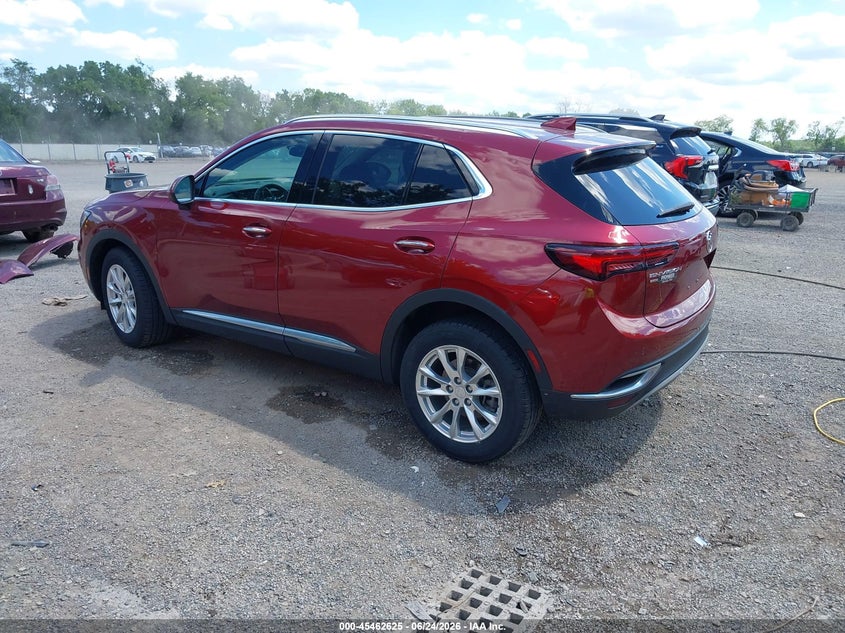2021 Buick Envision VIN LRBFZMR44MD104582 IAAI salvage auction — HAIL, Salvage (Ohio), sold $6,775 on 2026-07-20 (photo 3)