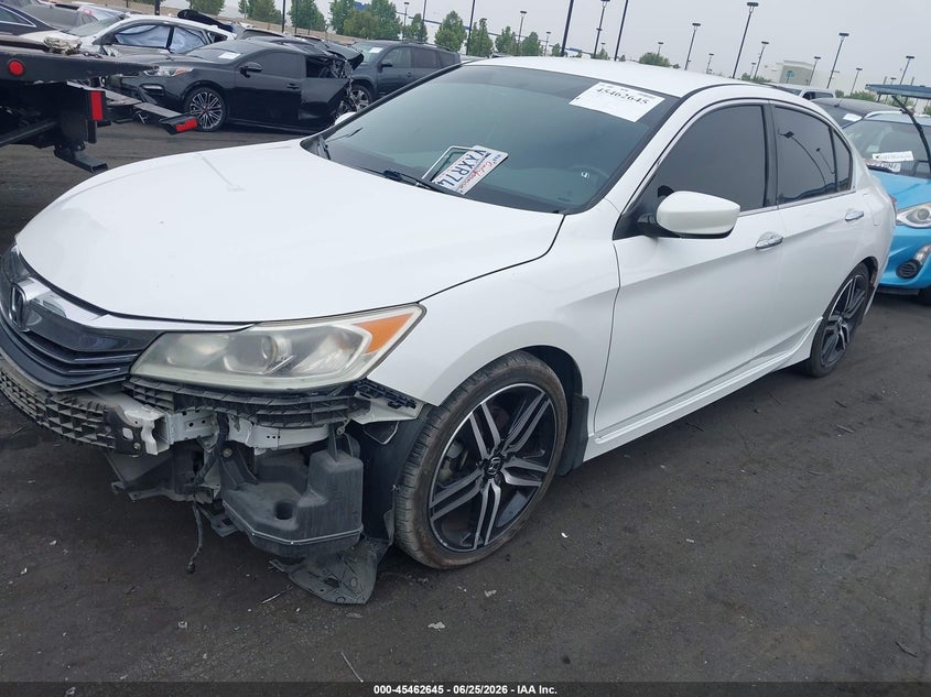2017 Honda Accord VIN 1HGCR2F19HA078301 IAAI salvage auction — FRONT END, Salvage Title, sold $4,450 on 2026-07-12 (photo 2)