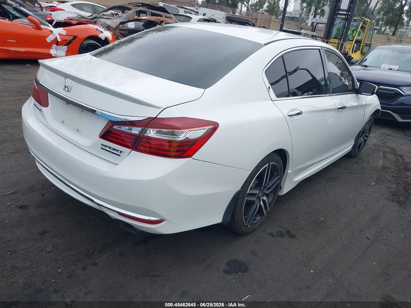 2017 Honda Accord VIN 1HGCR2F19HA078301 IAAI salvage auction — FRONT END, Salvage Title, sold $4,450 on 2026-07-12 (photo 4)
