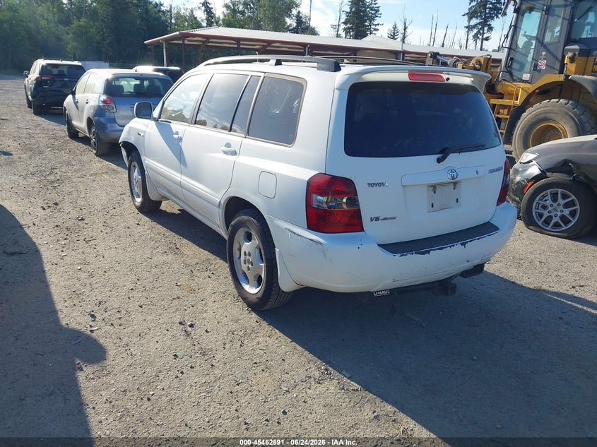 2004 Toyota Highlander VIN JTEEP21A340003836 IAAI salvage auction — FRONT END, Bill Of Sale (Washington), sold $725 on 2026-07-29 (photo 3)