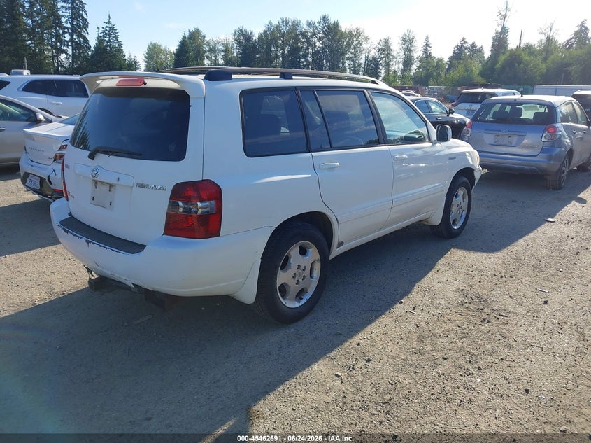 2004 Toyota Highlander VIN JTEEP21A340003836 IAAI salvage auction — FRONT END, Bill Of Sale (Washington), sold $725 on 2026-07-29 (photo 4)