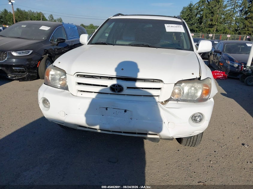 2004 Toyota Highlander VIN JTEEP21A340003836 IAAI salvage auction — FRONT END, Bill Of Sale (Washington), sold $725 on 2026-07-29 (photo 6)