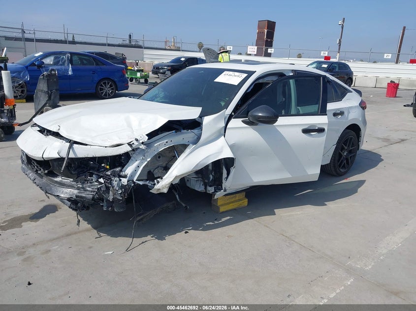 2025 Honda Civic VIN JHMFL4H85SX000507 IAAI salvage auction — FRONT END, Salvage Title, sold $2,800 on 2026-07-29 (photo 2)