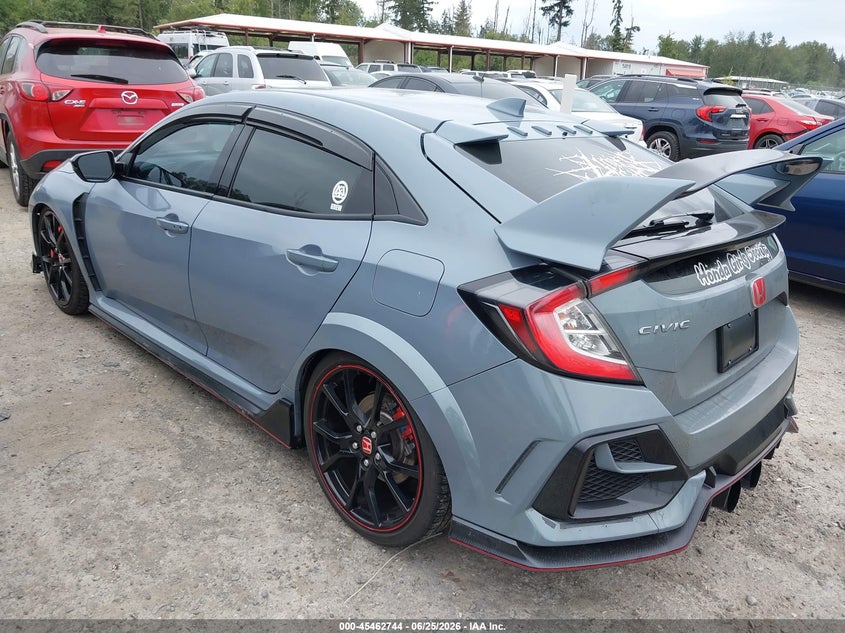 2021 Honda Civic type r VIN SHHFK8G77MU205861 IAAI salvage auction — UNDERCARRIAGE, Salvage Title, sold $13,600 on 2026-07-22 (photo 3)