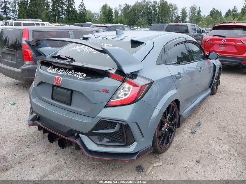2021 Honda Civic type r VIN SHHFK8G77MU205861 IAAI salvage auction — UNDERCARRIAGE, Salvage Title, sold $13,600 on 2026-07-22 (photo 4)