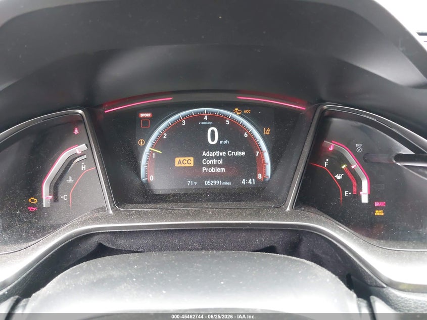 2021 Honda Civic type r VIN SHHFK8G77MU205861 IAAI salvage auction — UNDERCARRIAGE, Salvage Title, sold $13,600 on 2026-07-22 (photo 7)