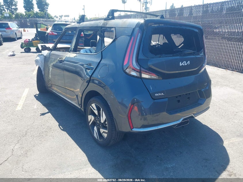 2023 Kia Soul VIN KNDJ53AUXP7884622 IAAI salvage auction — BURN, Salvage (California), sold $100 on 2026-07-29 (photo 3)