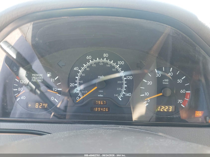 1997 Mercedes-benz C-klasse VIN WDBHA23E8VF520663 IAAI salvage auction — FRONT END, Salvage - Greater Than 75% (Maryland), sold $275 on 2026-07-31 (photo 7)