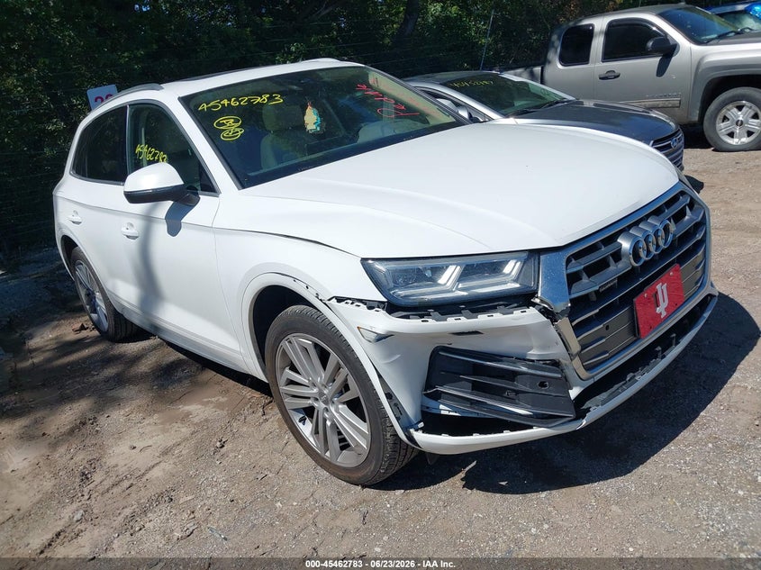 2018 Audi Q5 VIN WA1BNAFY8J2234366 IAAI salvage auction — NORMAL WEAR, Clear (Indiana), sold $4,300 on 2026-07-29 (photo 1)