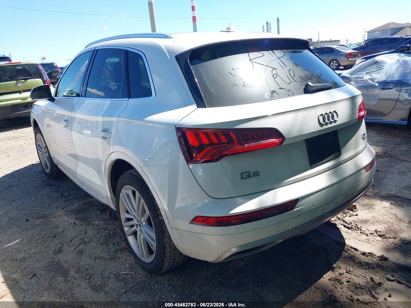 2018 Audi Q5 VIN WA1BNAFY8J2234366 IAAI salvage auction — NORMAL WEAR, Clear (Indiana), sold $4,300 on 2026-07-29 (photo 3)