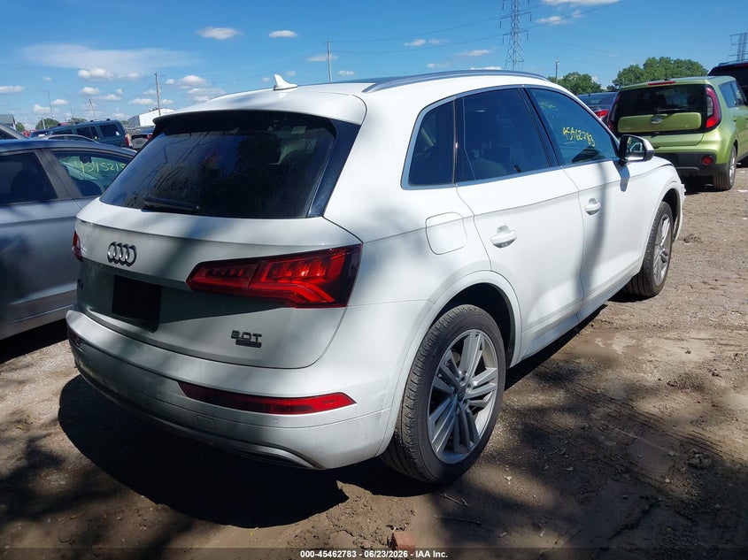 2018 Audi Q5 VIN WA1BNAFY8J2234366 IAAI salvage auction — NORMAL WEAR, Clear (Indiana), sold $4,300 on 2026-07-29 (photo 4)