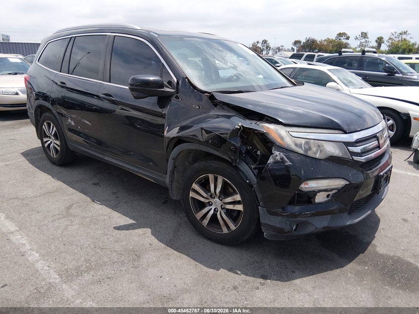2017 Honda Pilot VIN 5FNYF5H6XHB018056 IAAI salvage auction — FRONT END, Salvage (California), sold $3,950 on 2026-07-09 (photo 1)