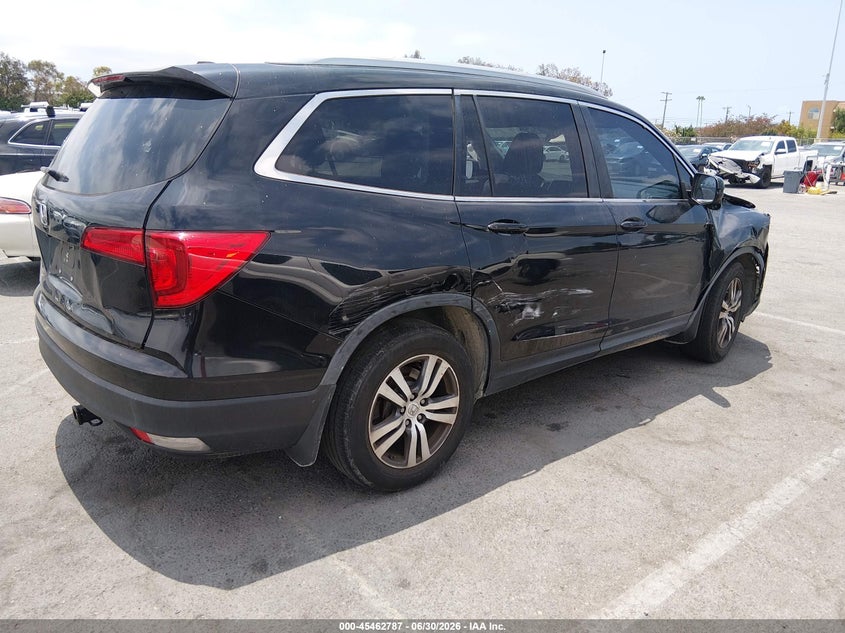 2017 Honda Pilot VIN 5FNYF5H6XHB018056 IAAI salvage auction — FRONT END, Salvage (California), sold $3,950 on 2026-07-09 (photo 4)