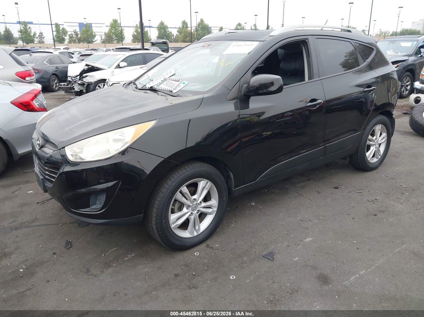 2011 Hyundai Tucson VIN KM8JU3AC0BU261624 IAAI salvage auction — REAR END, Salvage Certificate (California), sold $1,775 on 2026-07-10 (photo 2)