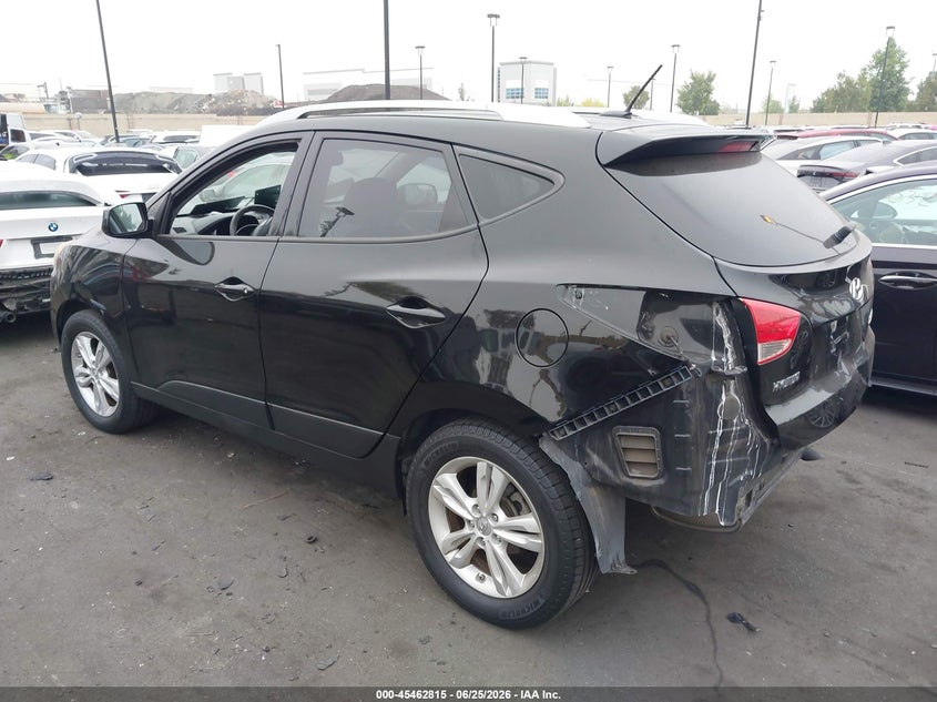 2011 Hyundai Tucson VIN KM8JU3AC0BU261624 IAAI salvage auction — REAR END, Salvage Certificate (California), sold $1,775 on 2026-07-10 (photo 3)