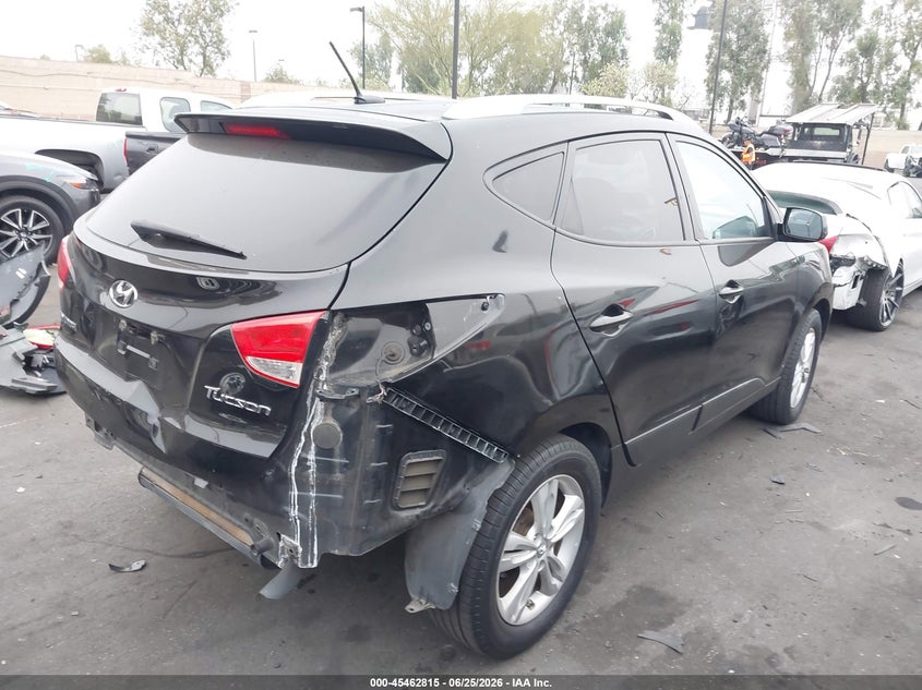 2011 Hyundai Tucson VIN KM8JU3AC0BU261624 IAAI salvage auction — REAR END, Salvage Certificate (California), sold $1,775 on 2026-07-10 (photo 4)