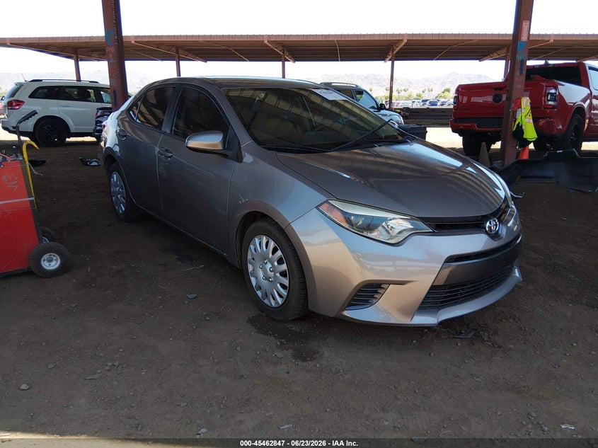 2015 Toyota Corolla VIN 5YFBURHEXFP312407 IAAI salvage auction — LEFT SIDE, Salvage (Arizona), sold $4,050 on 2026-07-14 (photo 1)