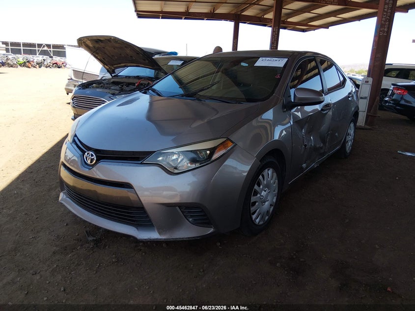 2015 Toyota Corolla VIN 5YFBURHEXFP312407 IAAI salvage auction — LEFT SIDE, Salvage (Arizona), sold $4,050 on 2026-07-14 (photo 2)