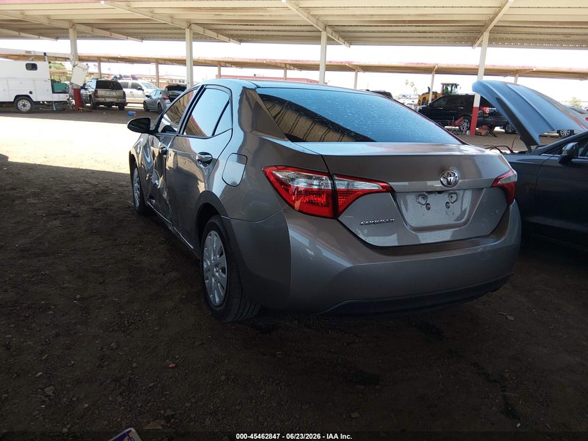 2015 Toyota Corolla VIN 5YFBURHEXFP312407 IAAI salvage auction — LEFT SIDE, Salvage (Arizona), sold $4,050 on 2026-07-14 (photo 3)