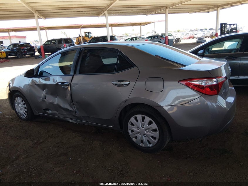 2015 Toyota Corolla VIN 5YFBURHEXFP312407 IAAI salvage auction — LEFT SIDE, Salvage (Arizona), sold $4,050 on 2026-07-14 (photo 6)