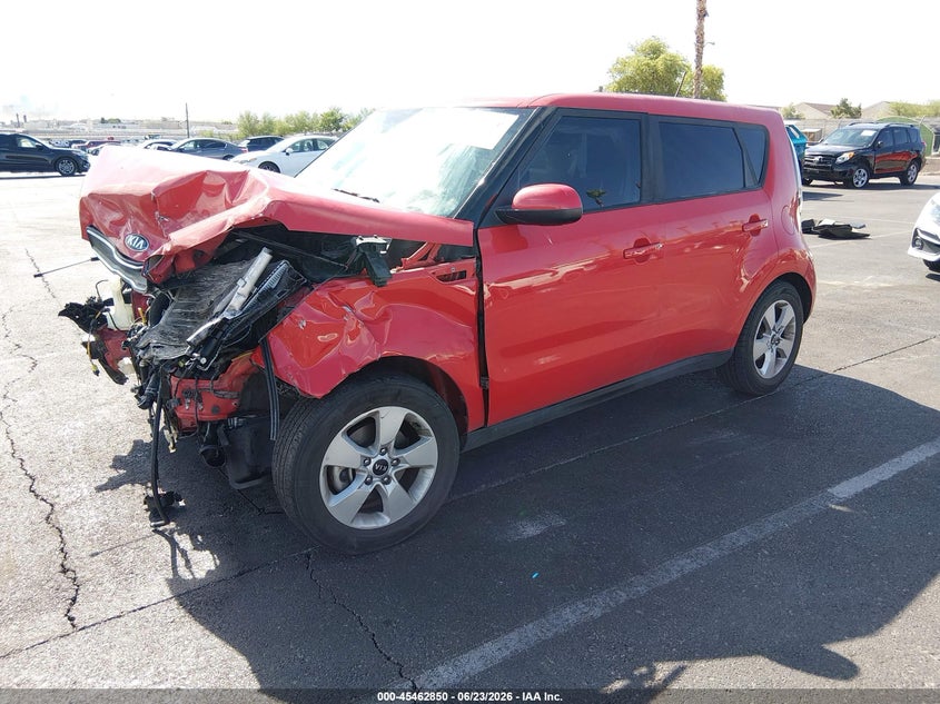 2019 Kia Soul VIN KNDJN2A28K7668379 IAAI salvage auction — FRONT END, Salvage (Nevada), sold $750 on 2026-07-17 (photo 2)