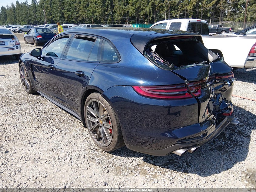 2018 Porsche Panamera VIN WP0CF2A72JL195778 IAAI salvage auction — REAR END, Bill Of Sale (Washington), sold $36,000 on 2026-08-05 (photo 3)