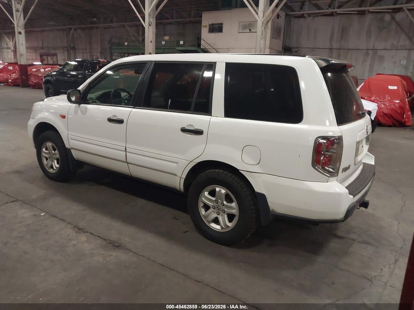 2006 Honda Pilot VIN 2HKYF18186H554841 IAAI salvage auction — FRONT END, Clear-Dealer Only (Washington), sold $275 on 2026-07-09 (photo 3)