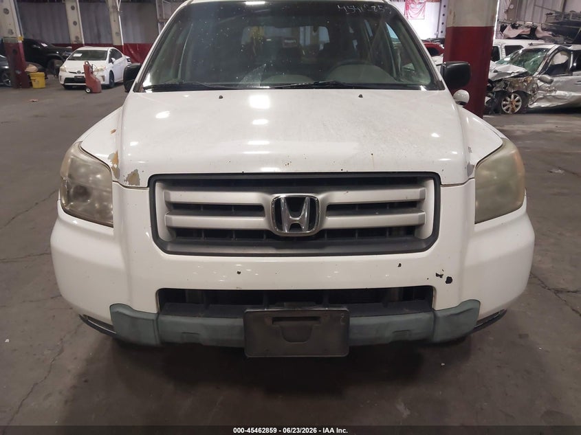 2006 Honda Pilot VIN 2HKYF18186H554841 IAAI salvage auction — FRONT END, Clear-Dealer Only (Washington), sold $275 on 2026-07-09 (photo 6)