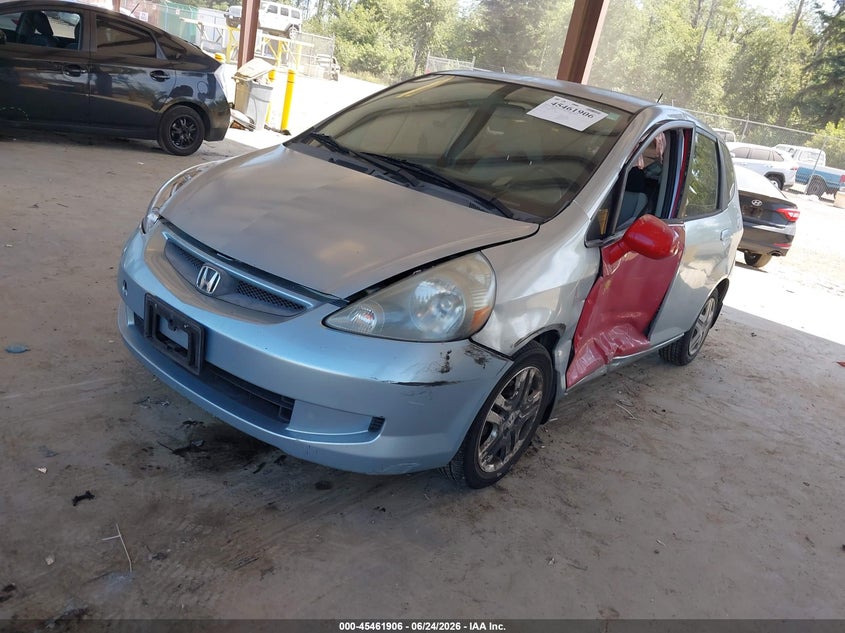 2007 Honda Fit VIN JHMGD384X7S031183 IAAI salvage auction — LEFT SIDE, Bill Of Sale (Washington), sold $325 on 2026-07-08 (photo 2)