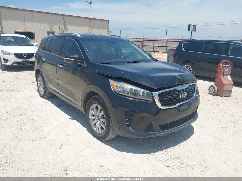 2019 Kia Sorento VIN 5XYPG4A52KG459538 IAAI salvage auction — REPOSSESSION, Original (Texas), sold $2,650 on 2026-07-09 (photo 1)