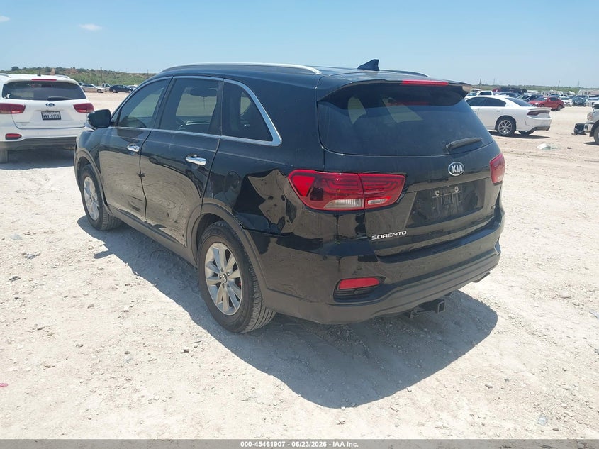 2019 Kia Sorento VIN 5XYPG4A52KG459538 IAAI salvage auction — REPOSSESSION, Original (Texas), sold $2,650 on 2026-07-09 (photo 3)