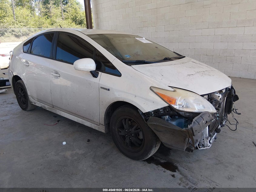 2013 Toyota Prius VIN JTDKN3DU6D0340624 IAAI salvage auction — FRONT & REAR, Bill Of Sale (Washington), sold $900 on 2026-07-13 (photo 1)