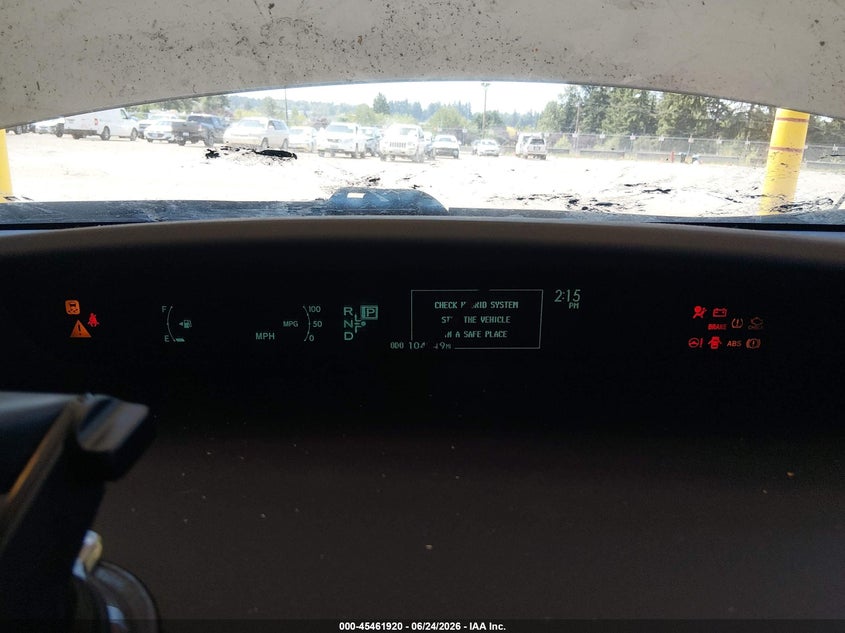 2013 Toyota Prius VIN JTDKN3DU6D0340624 IAAI salvage auction — FRONT & REAR, Bill Of Sale (Washington), sold $900 on 2026-07-13 (photo 7)