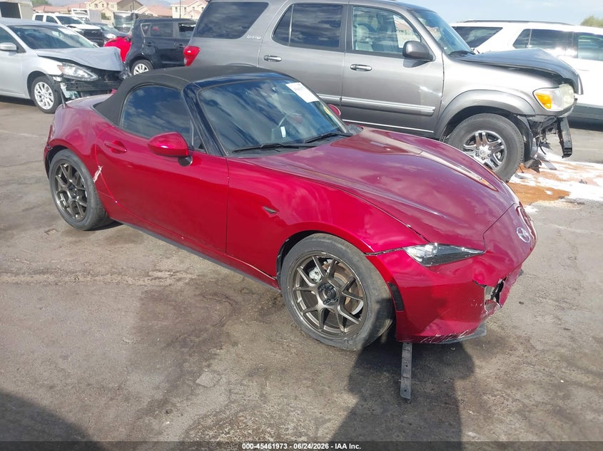 2023 Mazda Mx-5 VIN JM1NDAD72P0554187 IAAI salvage auction — FRONT END, Salvage (Arizona), sold $5,600 on 2026-07-21 (photo 1)