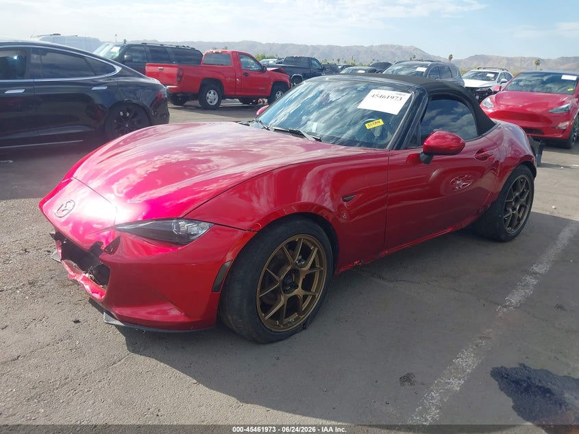 2023 Mazda Mx-5 VIN JM1NDAD72P0554187 IAAI salvage auction — FRONT END, Salvage (Arizona), sold $5,600 on 2026-07-21 (photo 2)
