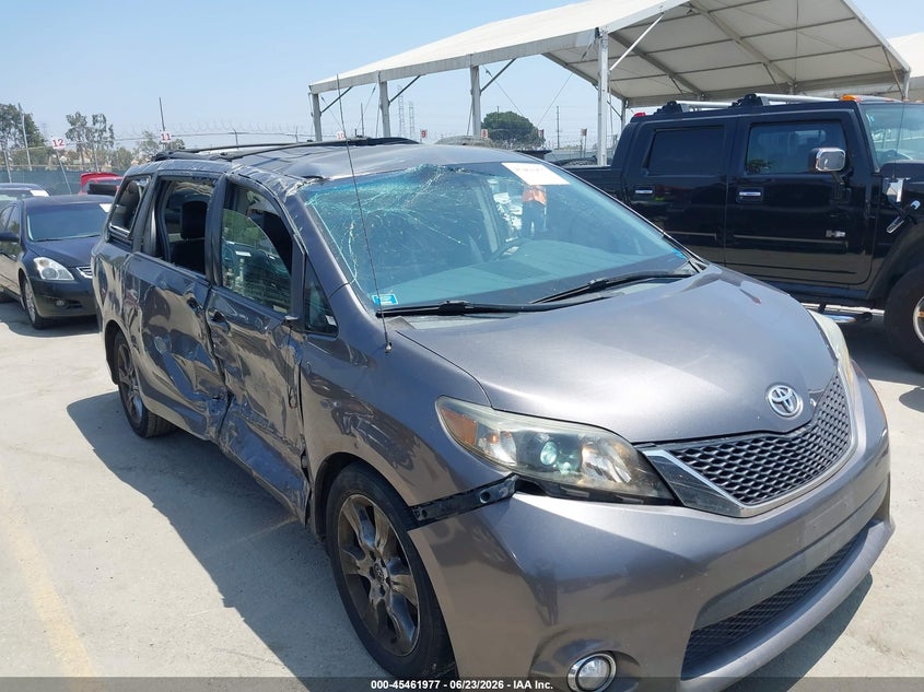 2012 Toyota Sienna VIN 5TDXK3DC2CS276888 IAAI salvage auction — ROLLOVER, Salvage Title, sold $650 on 2026-07-29 (photo 6)