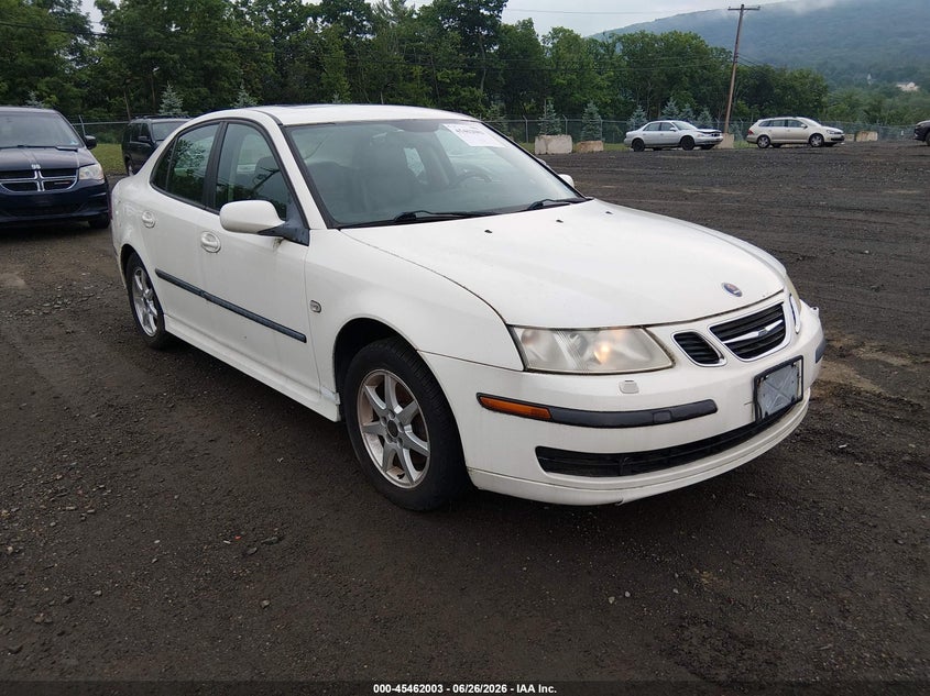 2006 Saab 9-3 VIN YS3FD45Y761142233 IAAI salvage auction — FRONT END, Clear (New Jersey), sold $425 on 2026-07-09 (photo 1)