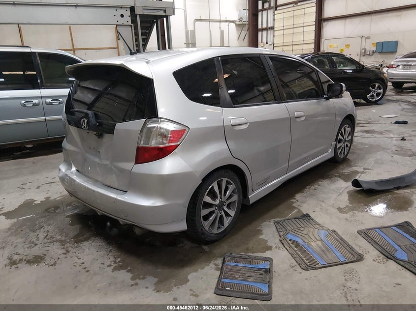 2012 Honda Fit VIN JHMGE8H50CC034794 IAAI salvage auction — REAR END, Salvage Title, sold $1,700 on 2026-07-24 (photo 4)