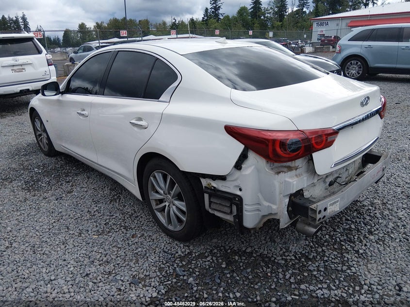 2015 Infiniti Q50 VIN JN1BV7AP8FM343173 IAAI salvage auction — SIDE, Salvage Title, sold $3,650 on 2026-07-24 (photo 3)