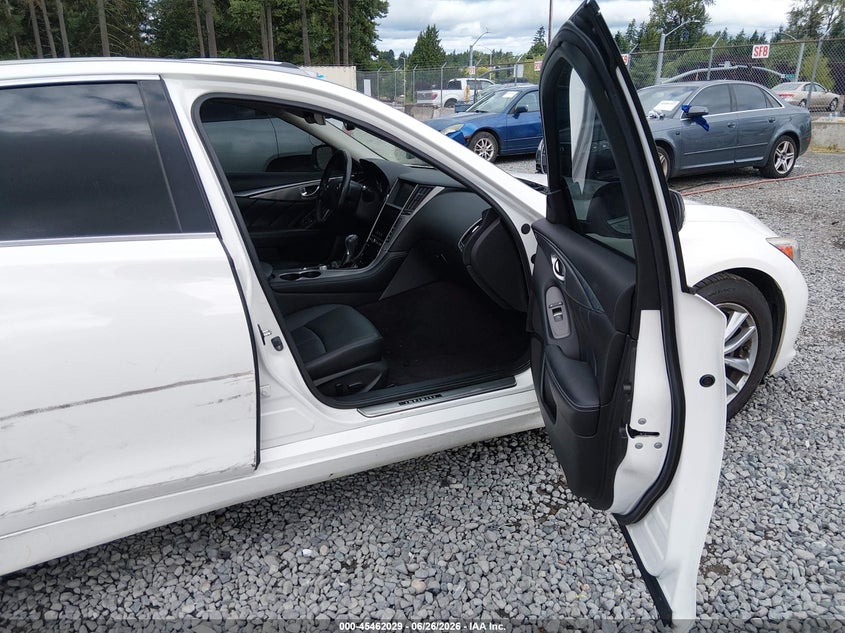 2015 Infiniti Q50 VIN JN1BV7AP8FM343173 IAAI salvage auction — SIDE, Salvage Title, sold $3,650 on 2026-07-24 (photo 5)