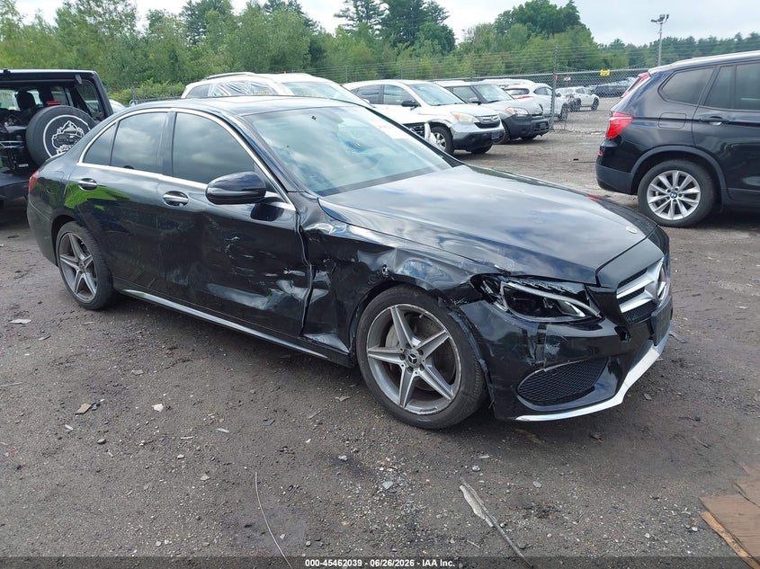 2018 Mercedes-benz C-klasse VIN 55SWF4KB2JU247794 — IAAI salvage auction photo