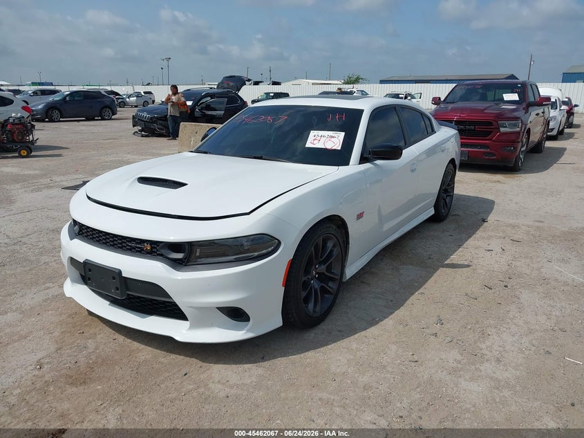 2023 Dodge Charger VIN 2C3CDXGJ8PH639469 IAAI salvage auction — RIGHT SIDE, Salvage Title, sold $20,200 on 2026-07-30 (photo 2)