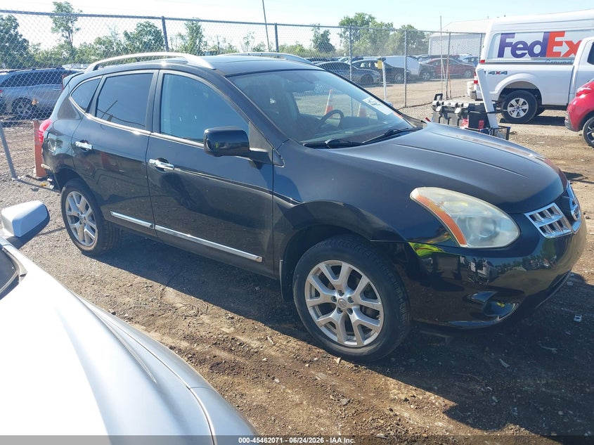 2012 Nissan Rogue VIN JN8AS5MV8CW410536 IAAI salvage auction — REAR END, Salvage (Ohio), sold $350 on 2026-07-08 (photo 1)