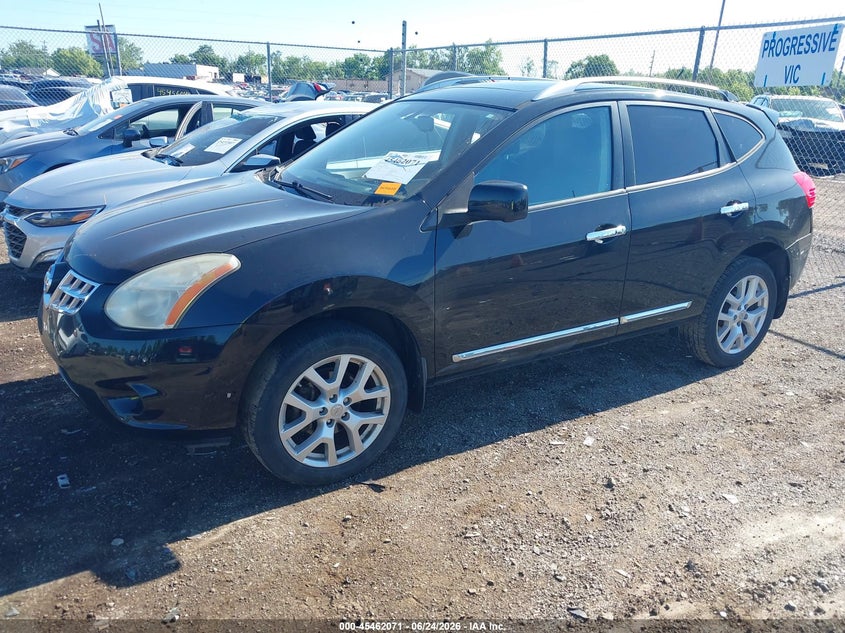 2012 Nissan Rogue VIN JN8AS5MV8CW410536 IAAI salvage auction — REAR END, Salvage (Ohio), sold $350 on 2026-07-08 (photo 2)