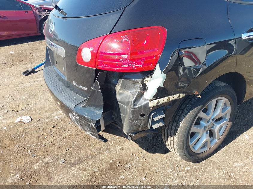 2012 Nissan Rogue VIN JN8AS5MV8CW410536 IAAI salvage auction — REAR END, Salvage (Ohio), sold $350 on 2026-07-08 (photo 6)