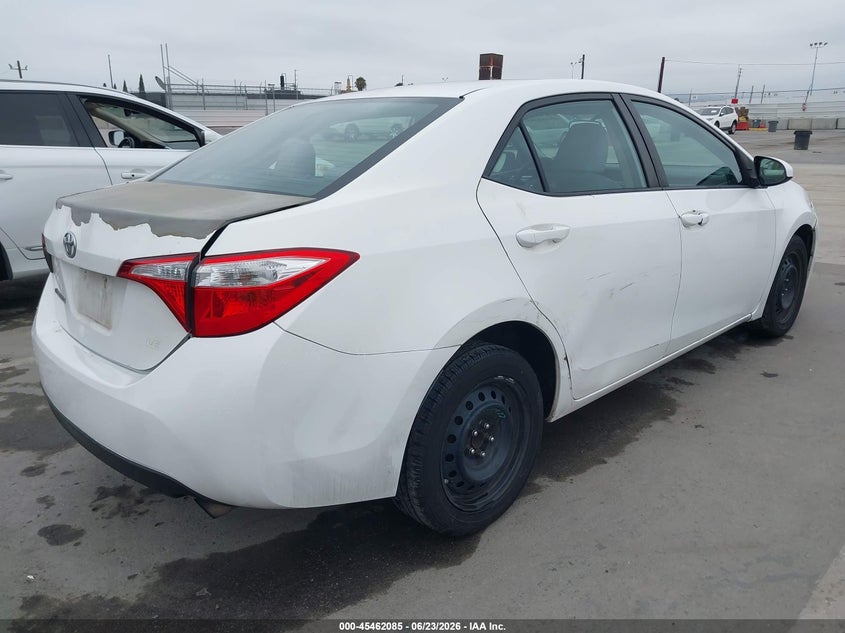2014 Toyota Corolla VIN 5YFBURHE5EP080488 IAAI salvage auction — NORMAL WEAR, Clear - Dealer Only (California), sold $2,250 on 2026-07-29 (photo 4)