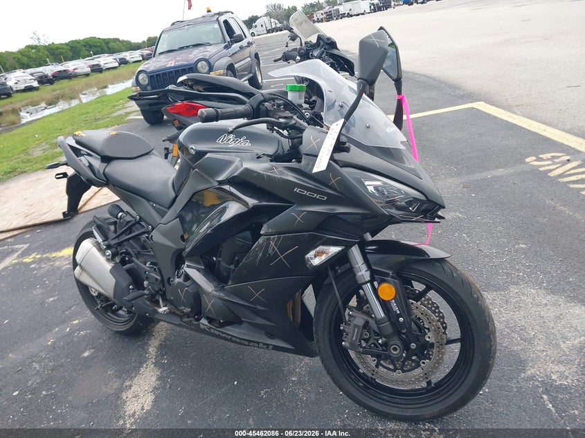 2019 Kawasaki Zx VIN JKAZXCW1XKA021157 IAAI salvage auction — RIGHT SIDE, Rebuildable (Florida), sold $3,700 on 2026-07-08 (photo 1)