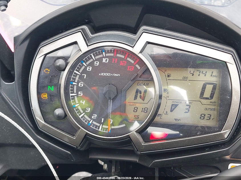 2019 Kawasaki Zx VIN JKAZXCW1XKA021157 IAAI salvage auction — RIGHT SIDE, Rebuildable (Florida), sold $3,700 on 2026-07-08 (photo 7)