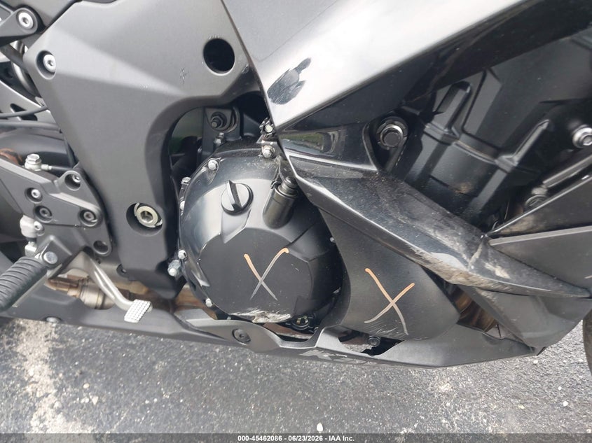 2019 Kawasaki Zx VIN JKAZXCW1XKA021157 IAAI salvage auction — RIGHT SIDE, Rebuildable (Florida), sold $3,700 on 2026-07-08 (photo 8)